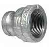 American Imaginations 1.5 in. x 0.5 in. Galvanized Coupling AI-35776